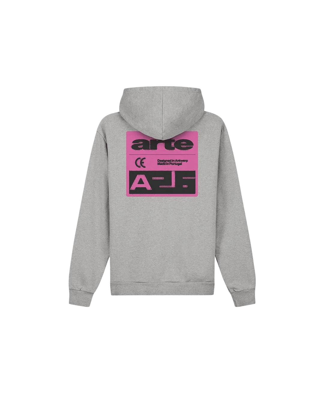 ARTE - Sweat à capuche Pink Serial Gris - Lothaire