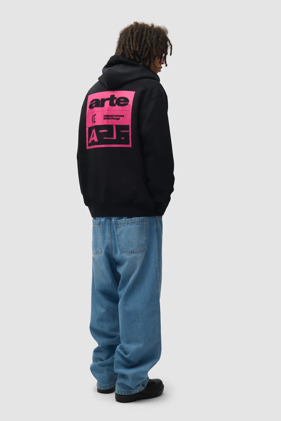 ARTE - Sweat à capuche Pink Serial Noir - Lothaire