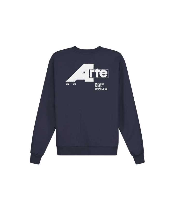 ARTE - Sweat City Crewneck Marine - Lothaire