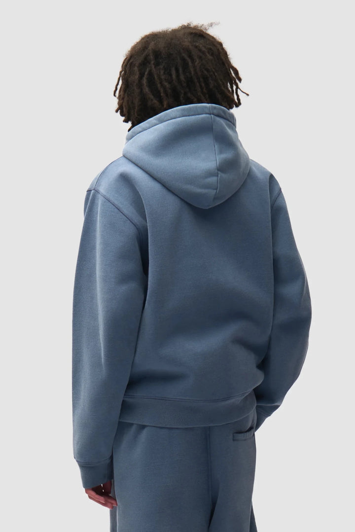 ARTE - Sweat zippé à capuche Stencil Sunfade Bleu marine - Lothaire