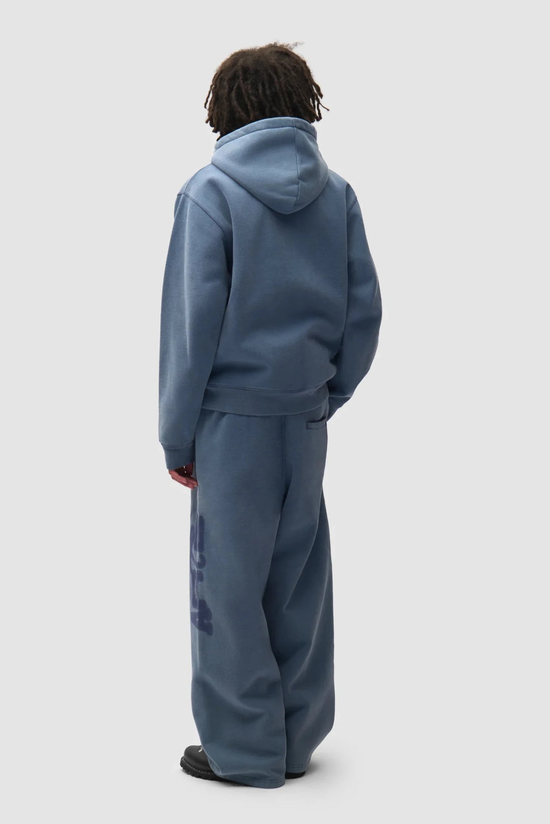 ARTE - Sweat zippé à capuche Stencil Sunfade Bleu marine - Lothaire