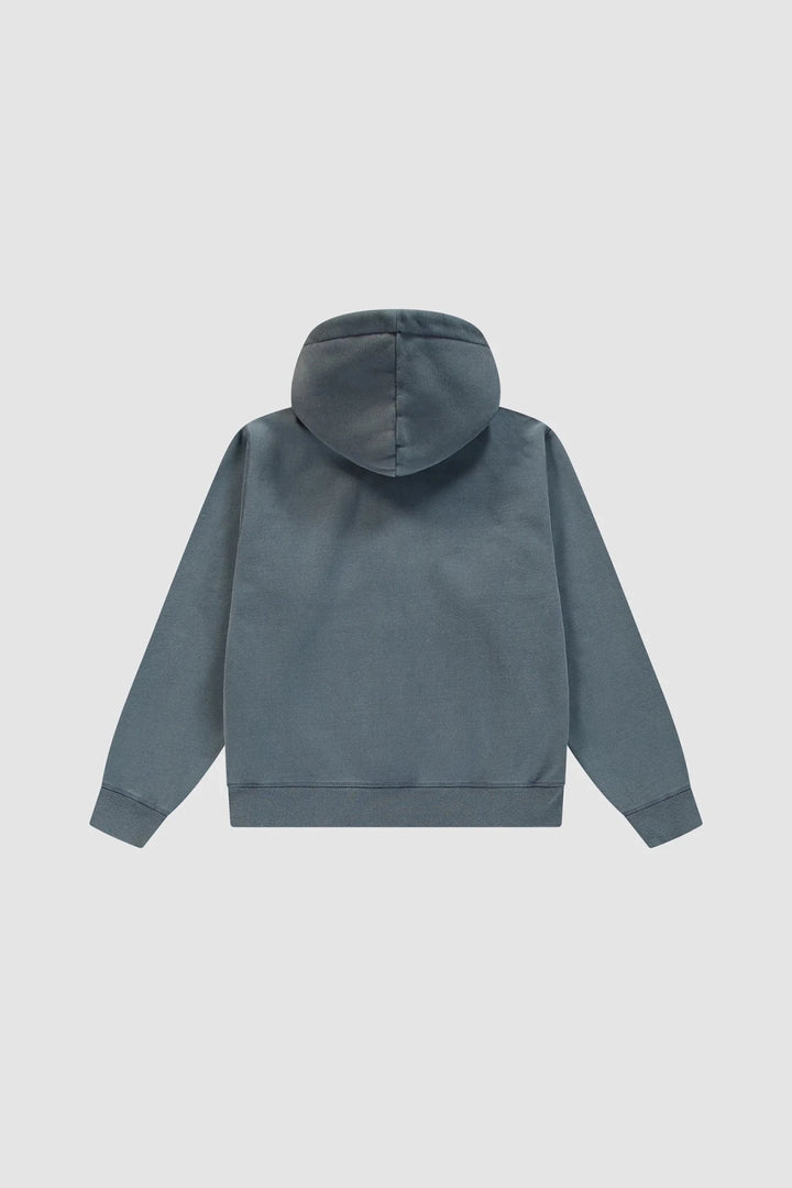 ARTE - Sweat zippé à capuche Stencil Sunfade Bleu marine - Lothaire