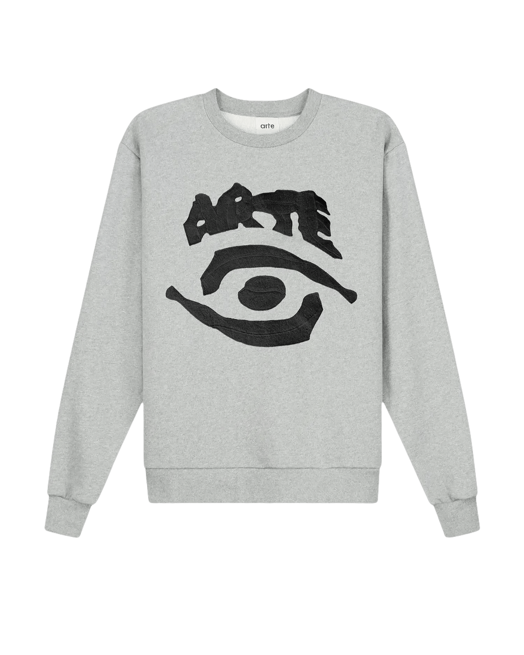 ARTE - Sweatshirt Col ras du cou avec œil Gris - Lothaire