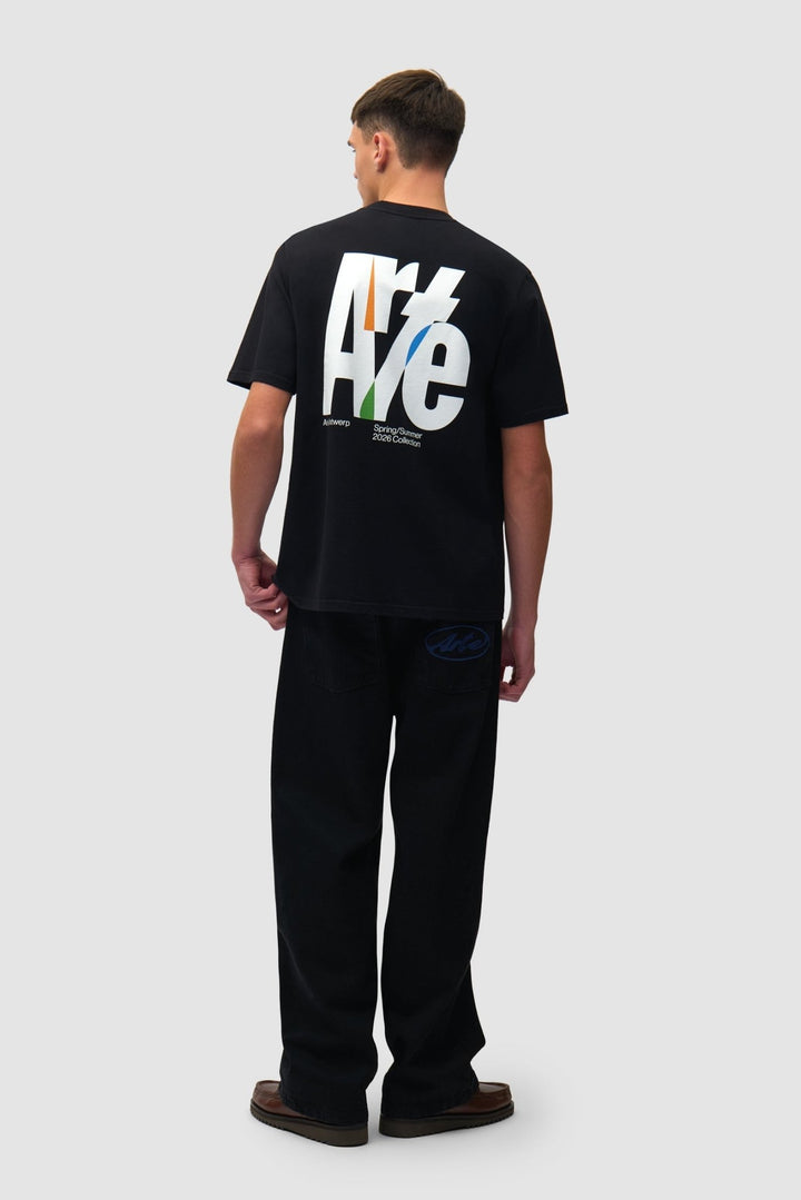 ARTE - T-shirt à grand logo au dos Noir - Lothaire