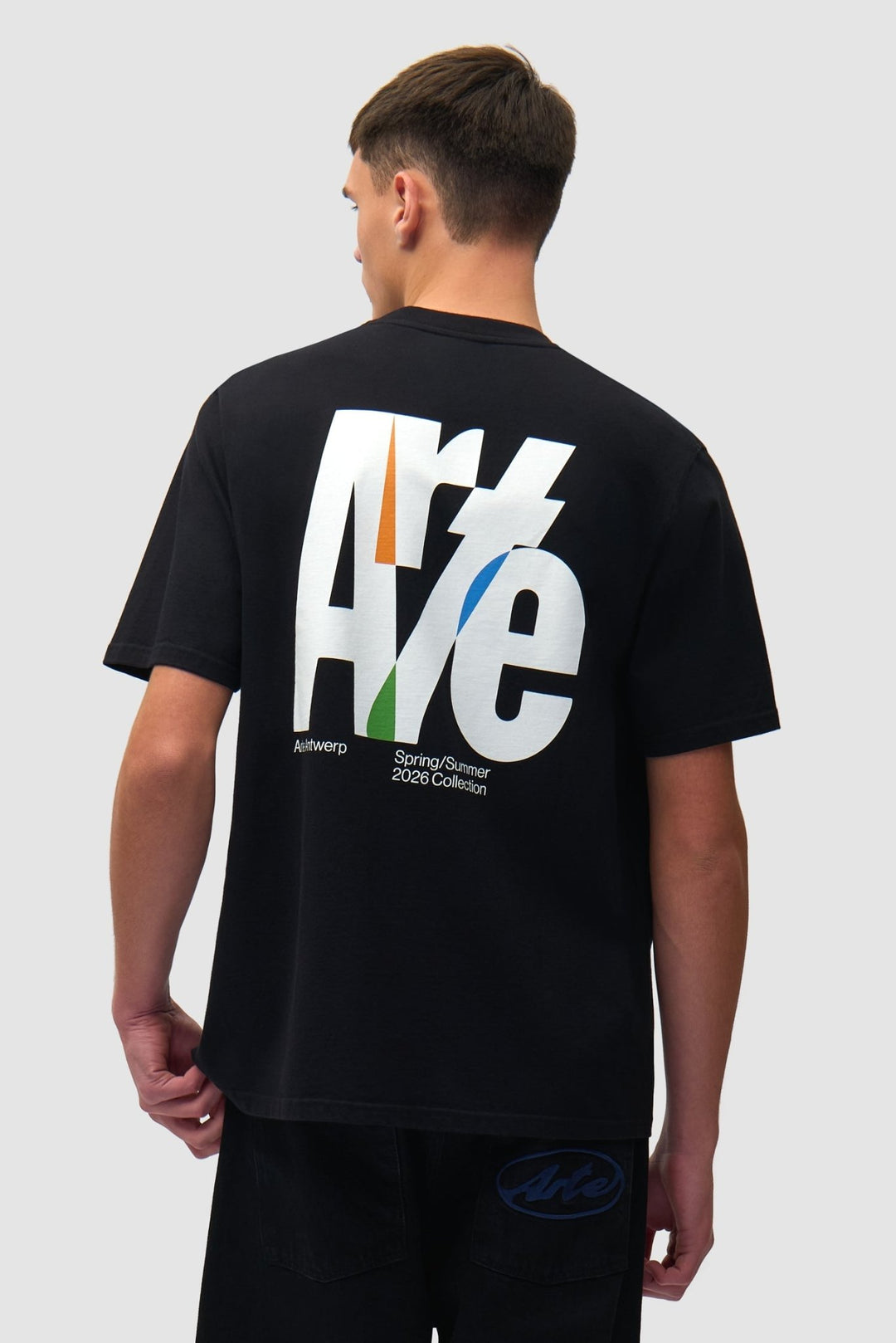 ARTE - T-shirt à grand logo au dos Noir - Lothaire