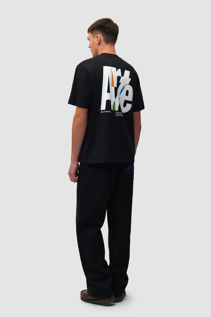 ARTE - T-shirt à grand logo au dos Noir - Lothaire