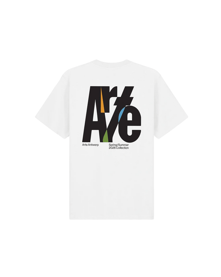 ARTE - T-shirt à grand logo dans le dos Blanc - Lothaire