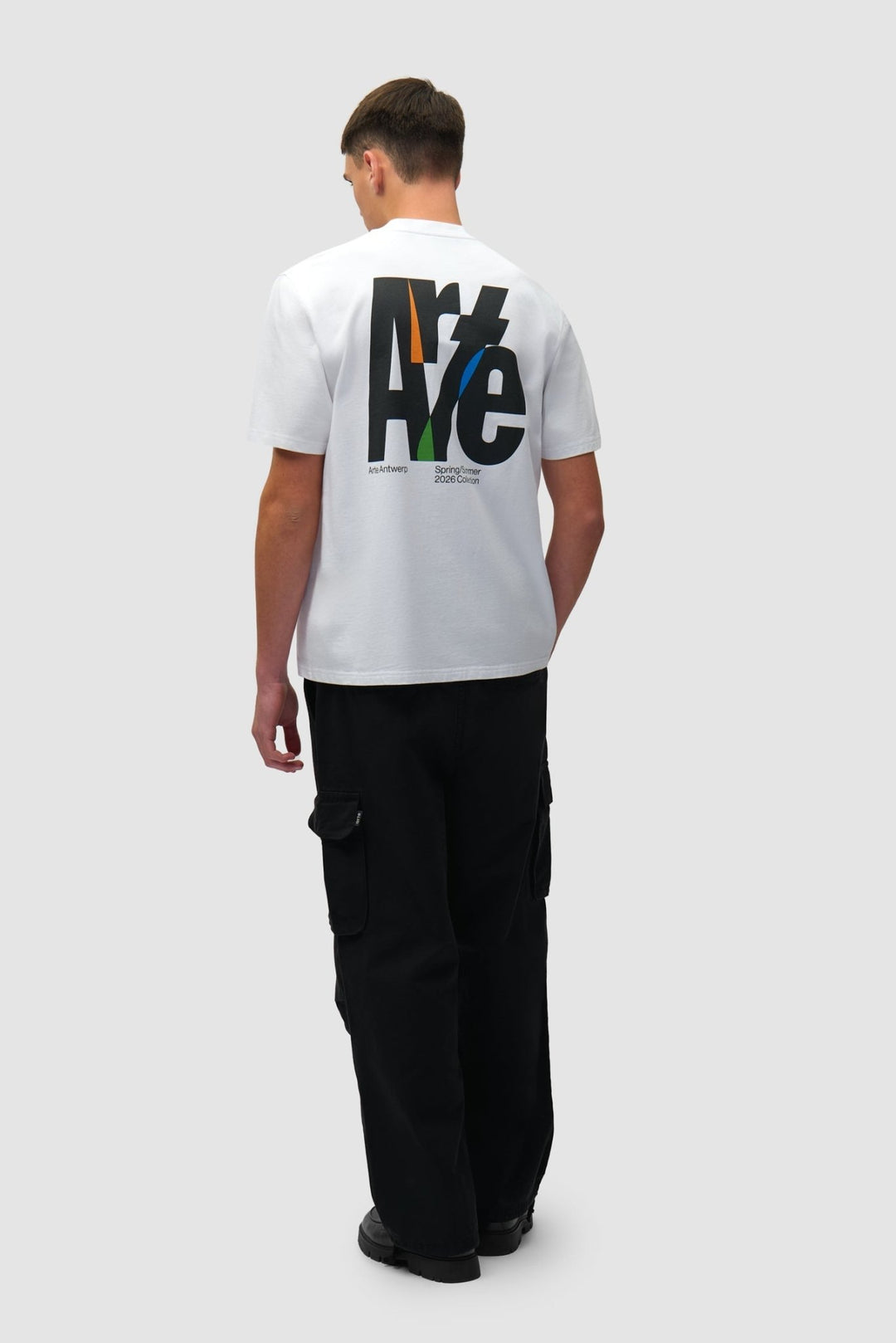 ARTE - T-shirt à grand logo dans le dos Blanc - Lothaire