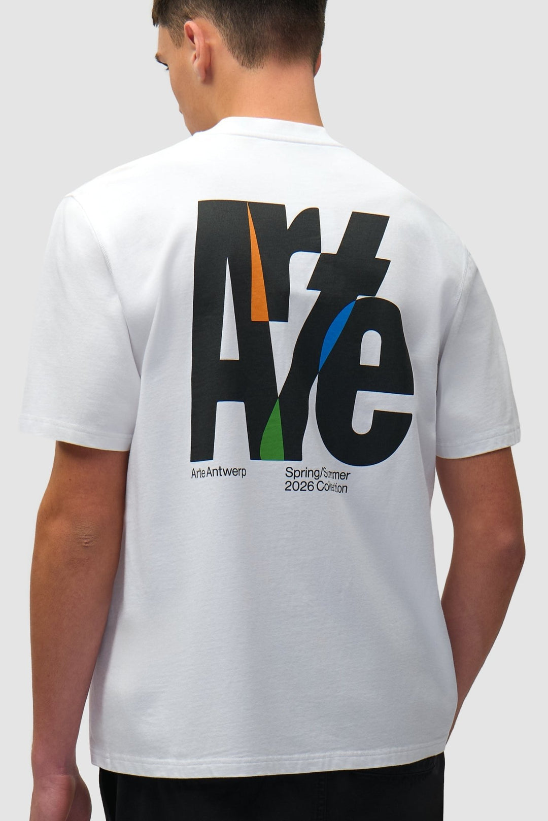 ARTE - T-shirt à grand logo dans le dos Blanc - Lothaire