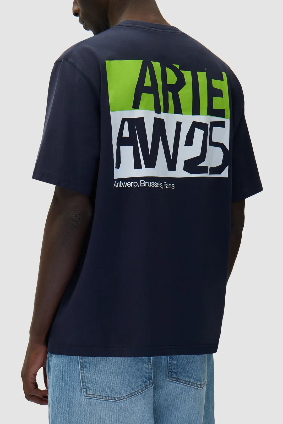 ARTE - T-shirt à imprimé découpé Marine - Lothaire