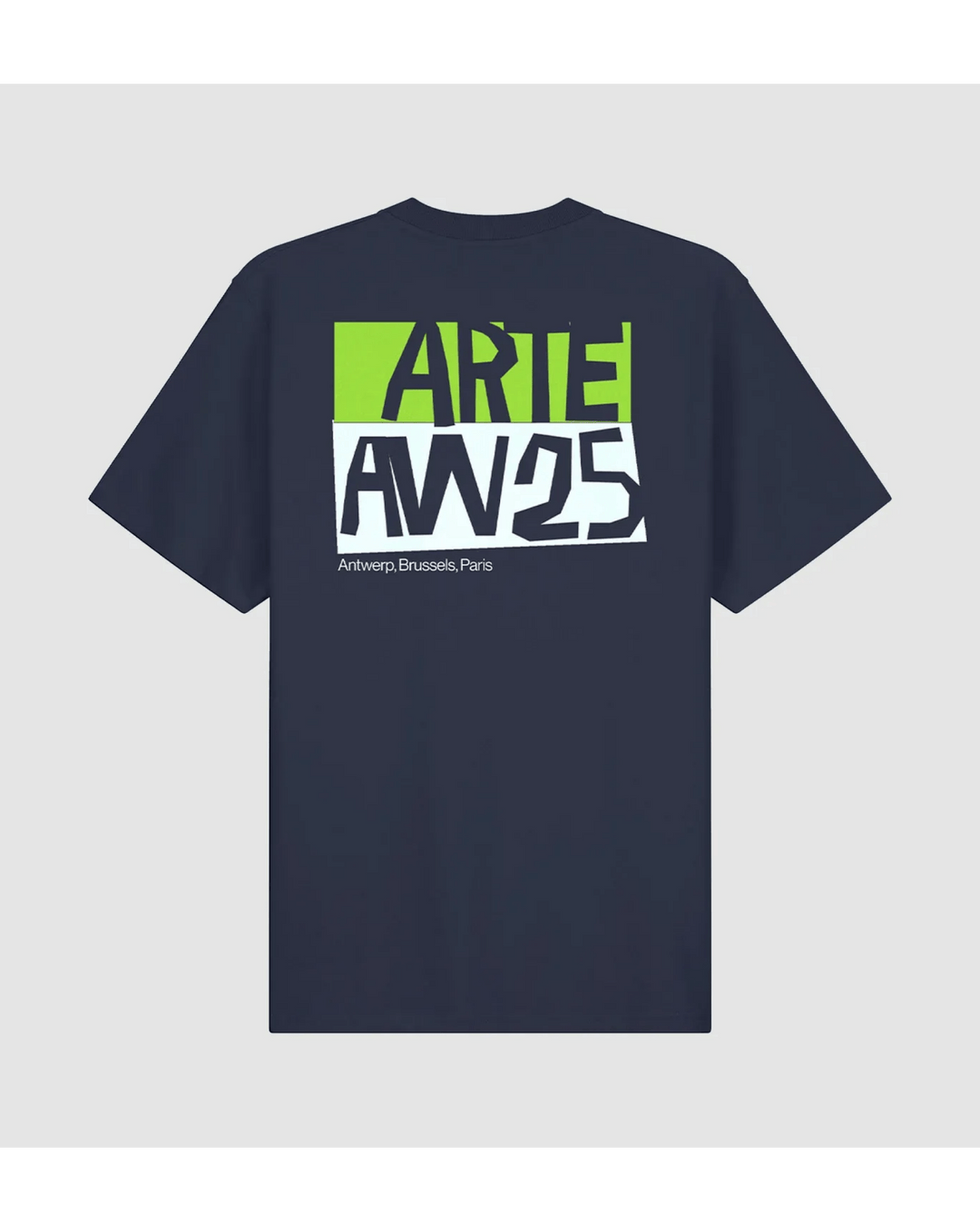 ARTE - T-shirt à imprimé découpé Marine - Lothaire