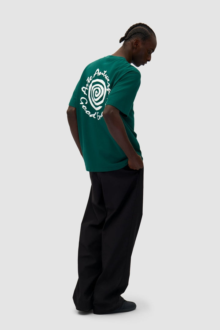 ARTE - T-shirt à imprimé grandes spirales Vert - Lothaire