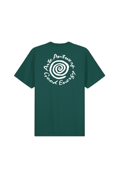ARTE - T-shirt à imprimé grandes spirales Vert - Lothaire