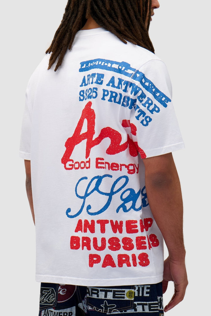 ARTE - T-shirt à imprimé latéral Blanc - Lothaire