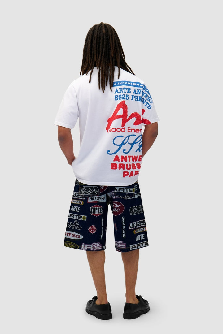 ARTE - T-shirt à imprimé latéral Blanc - Lothaire