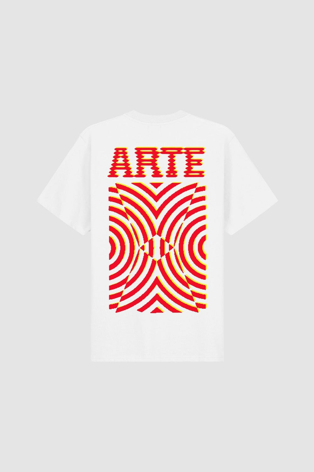 ARTE - T-shirt à imprimé mural dans le dos Blanc - Lothaire