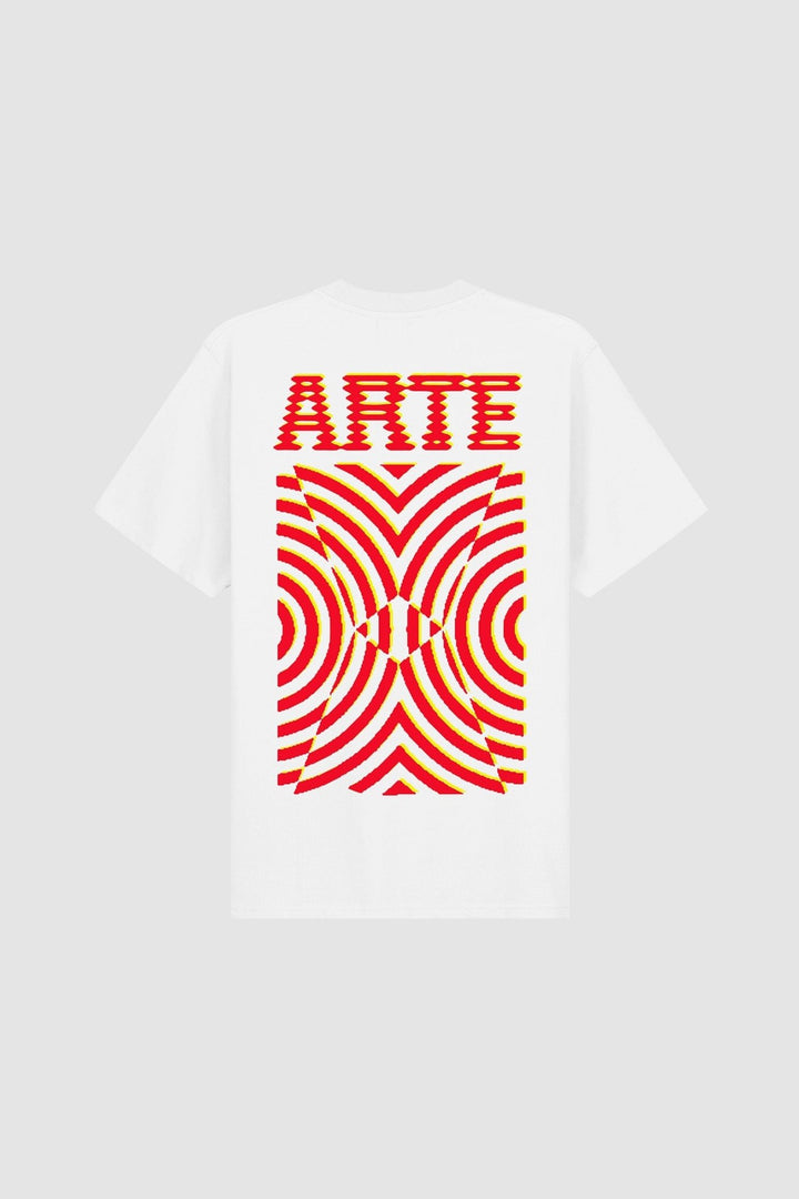ARTE - T-shirt à imprimé mural dans le dos Blanc - Lothaire