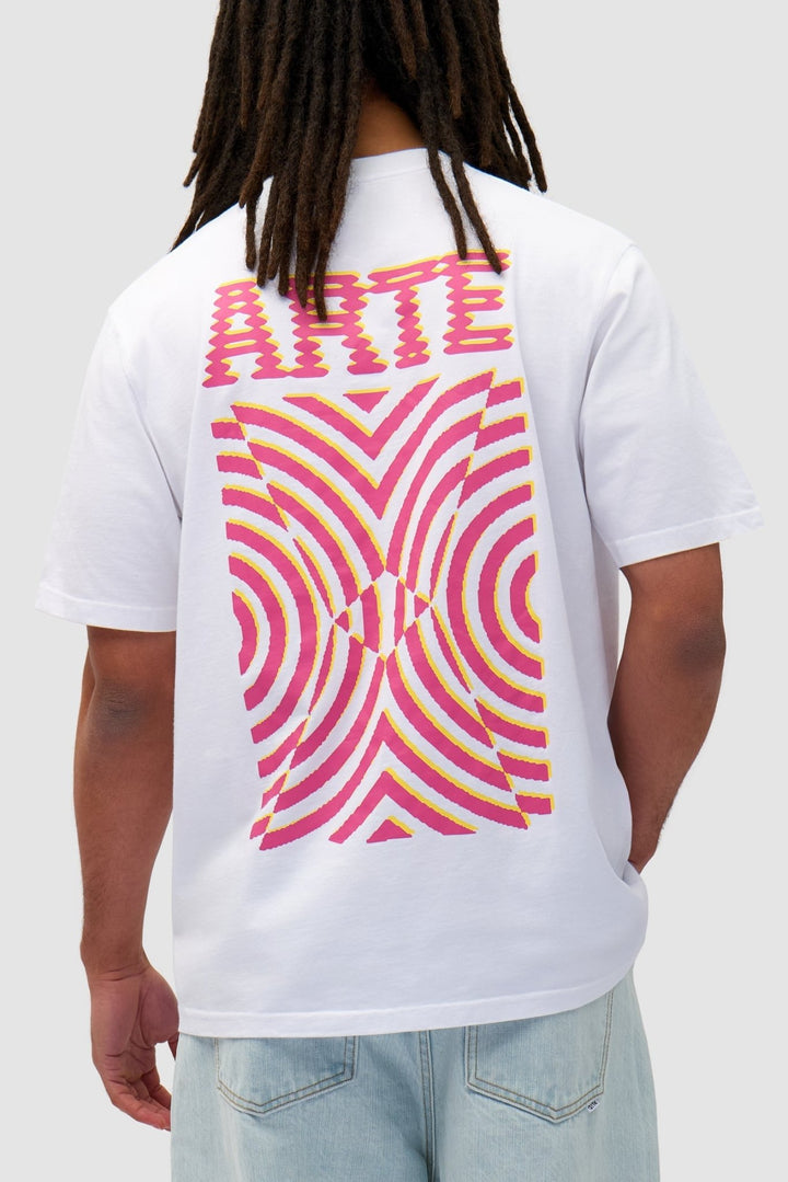 ARTE - T-shirt à imprimé mural dans le dos Blanc - Lothaire