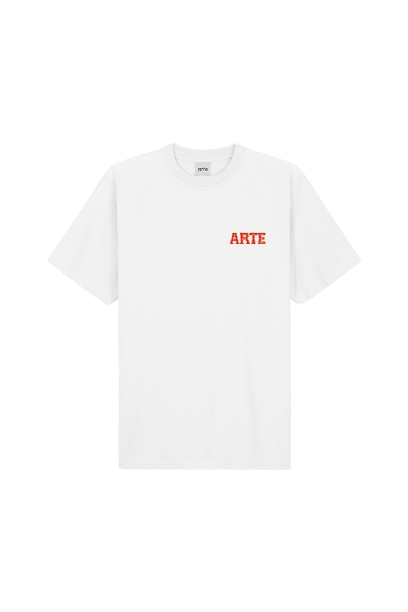 ARTE - T-shirt à imprimé mural dans le dos Blanc - Lothaire