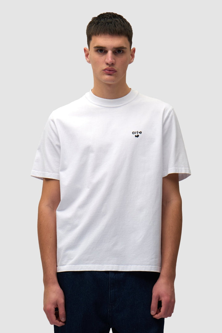 ARTE - T-shirt avec logo en forme de cœur Blanc - Lothaire