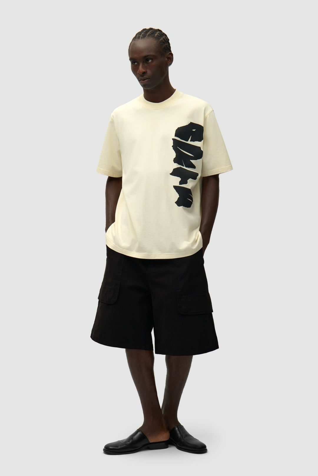 ARTE - T-shirt avec logo sur le côté Crème - Lothaire