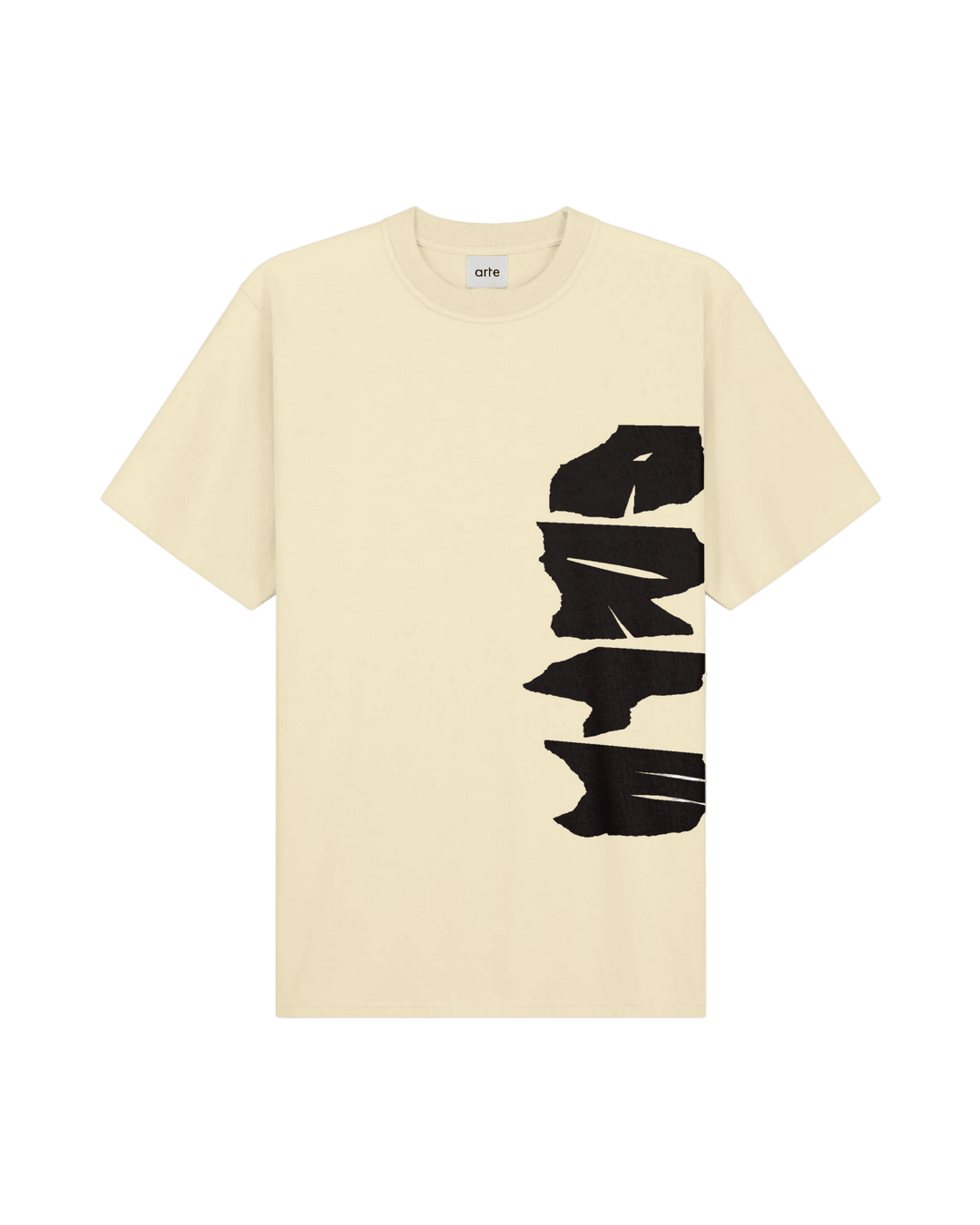 ARTE - T-shirt avec logo sur le côté Crème - Lothaire
