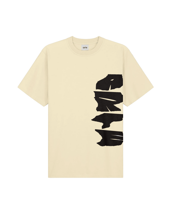 ARTE - T-shirt avec logo sur le côté Crème - Lothaire