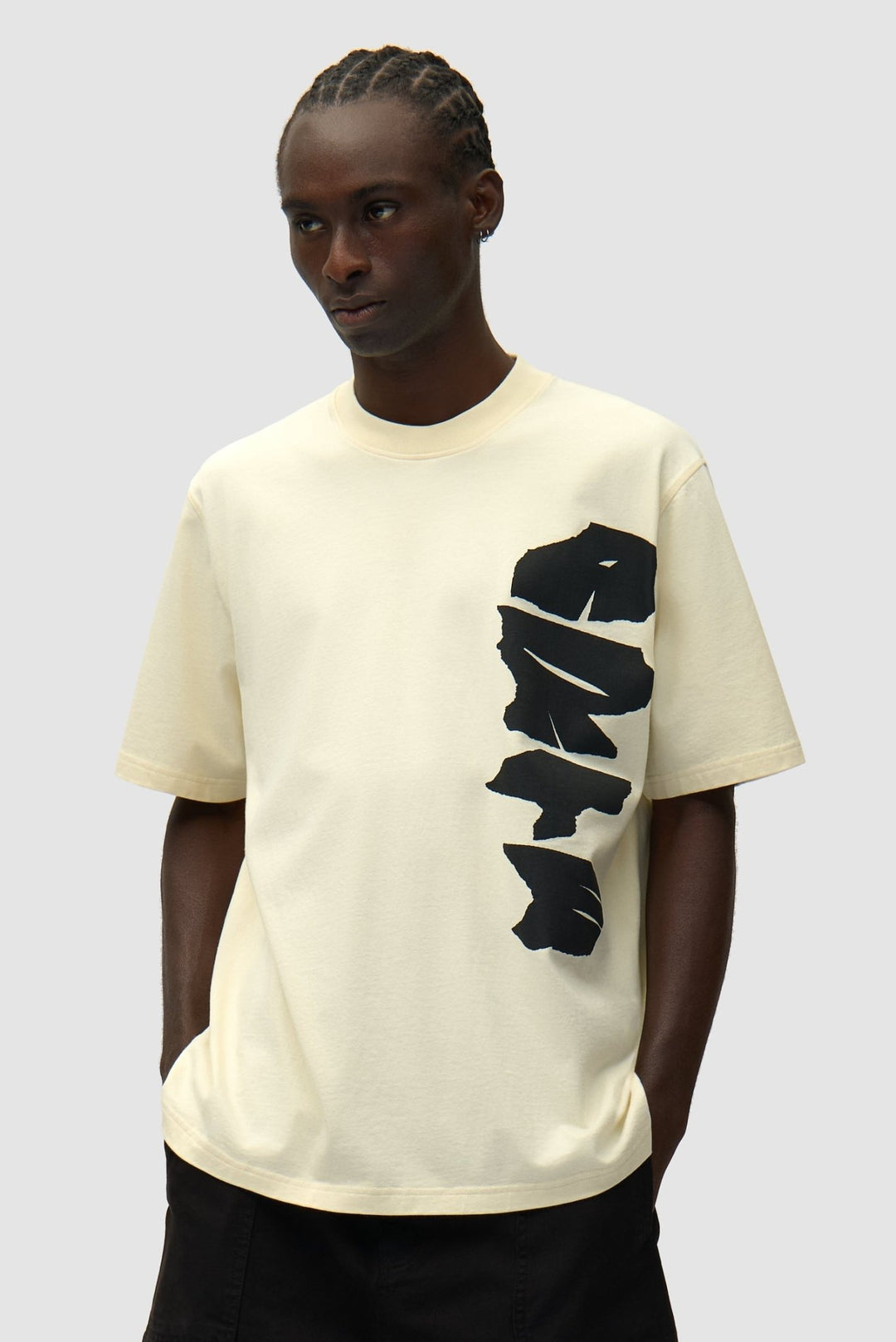 ARTE - T-shirt avec logo sur le côté Crème - Lothaire
