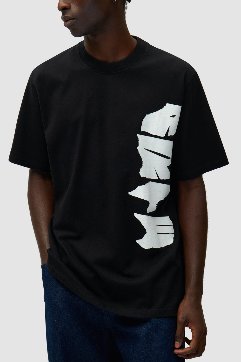 ARTE - T-shirt avec logo sur le côté Noir - Lothaire