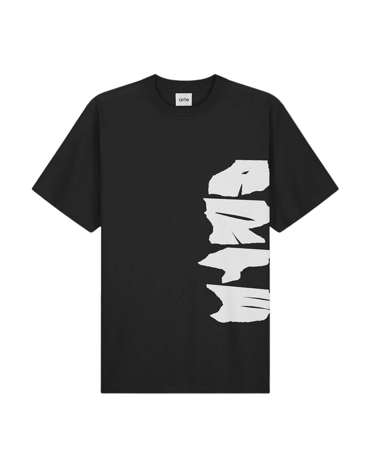 ARTE - T-shirt avec logo sur le côté Noir - Lothaire