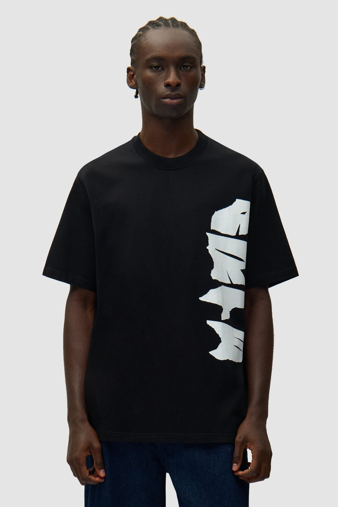 ARTE - T-shirt avec logo sur le côté Noir - Lothaire