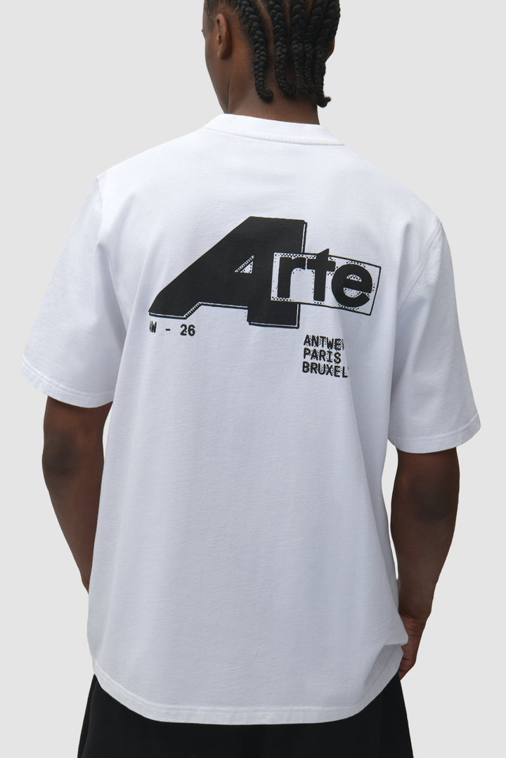 ARTE - T-shirt Big A Blanc - Lothaire