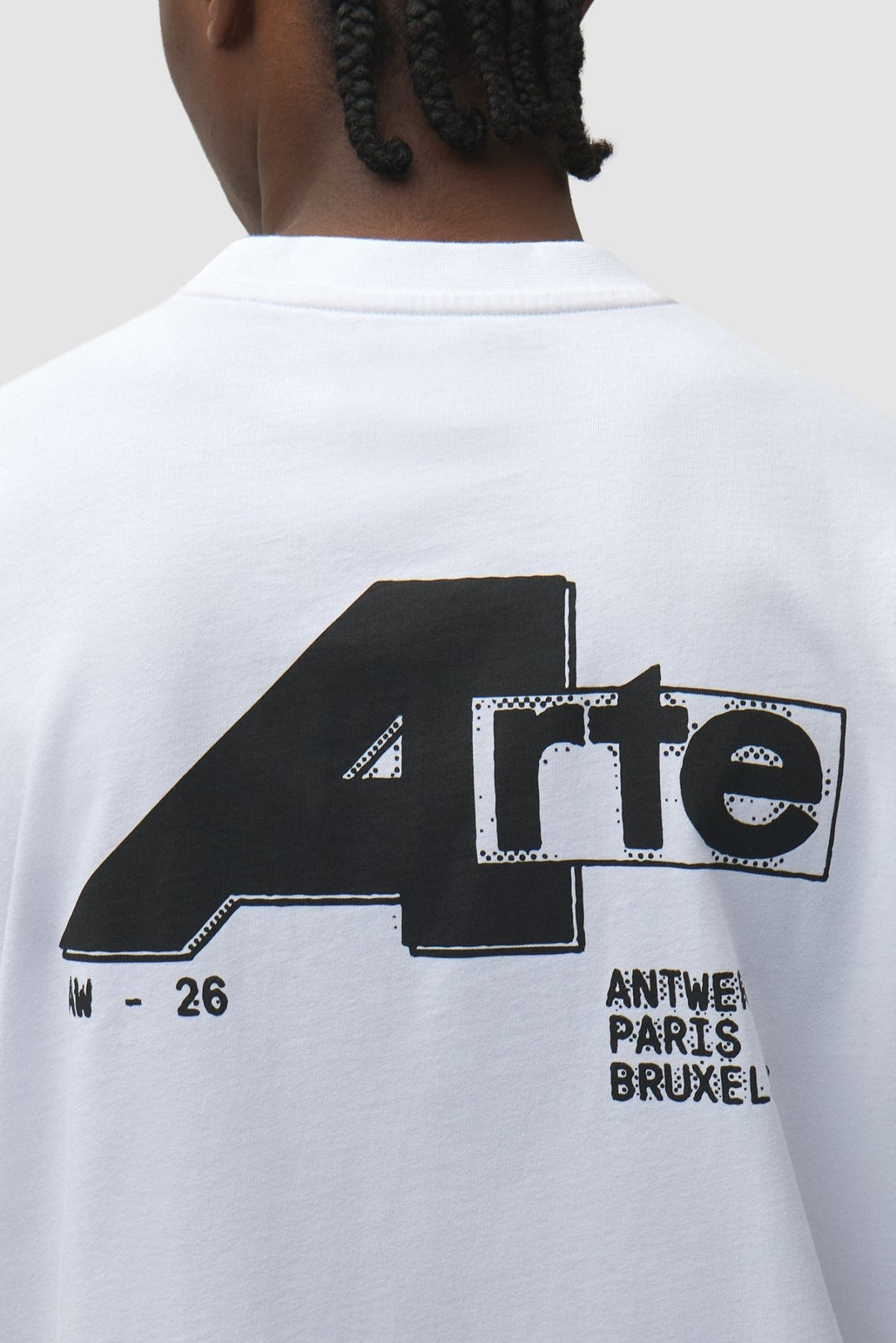 ARTE - T-shirt Big A Blanc - Lothaire
