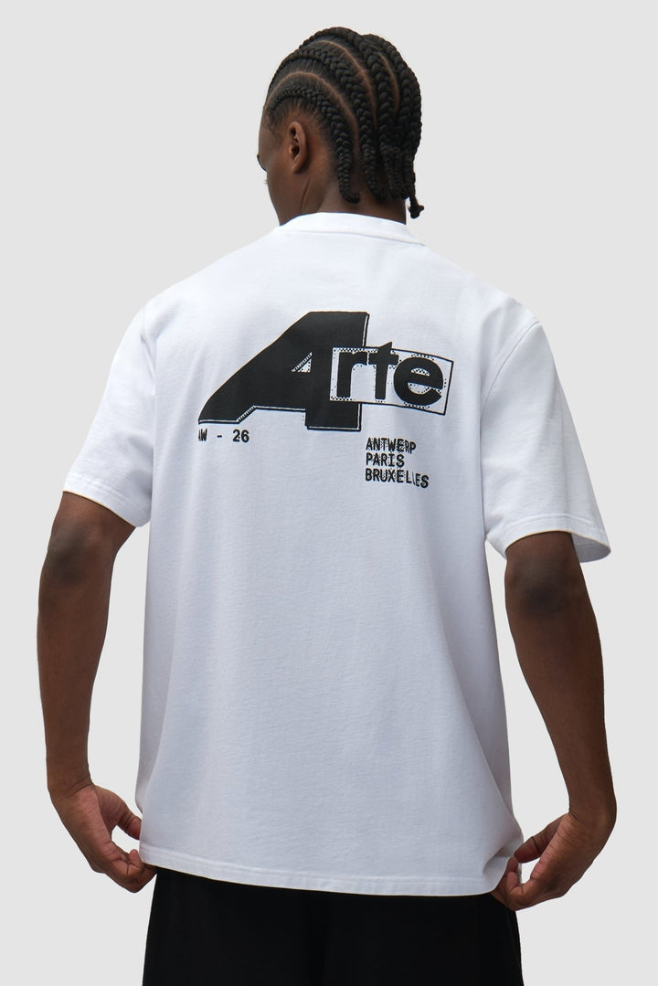 ARTE - T-shirt Big A Blanc - Lothaire