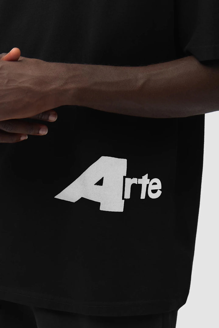 ARTE - T-shirt Big A Side Noir - Lothaire