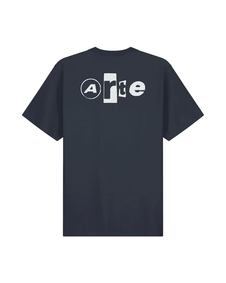 ARTE - T-shirt Collage dos Bleu marine - Lothaire