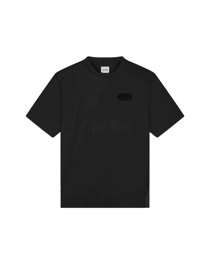 ARTE - T-shirt football technique en nylon Noir - Lothaire