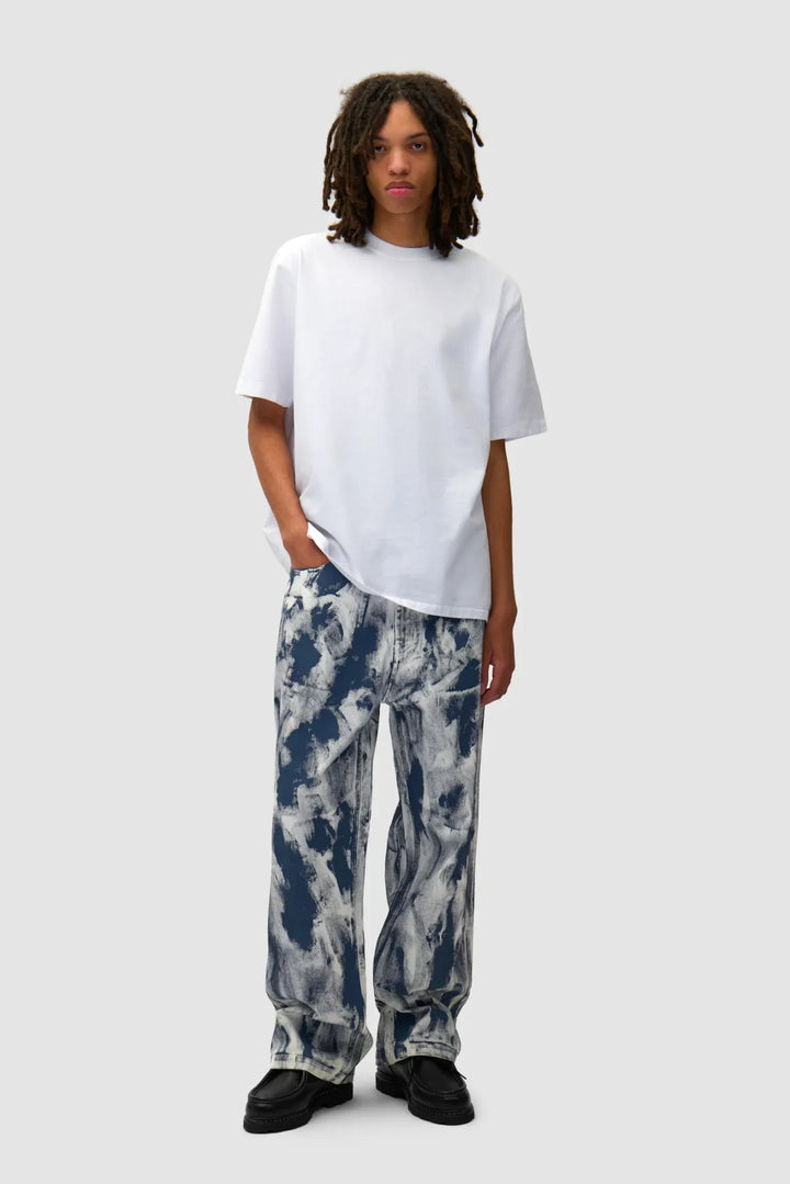 ARTE - T-shirt imprimé blocs Blanc - Lothaire
