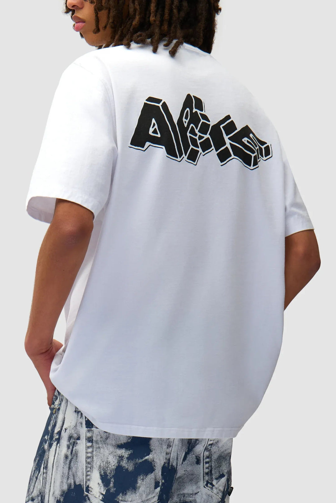 ARTE - T-shirt imprimé blocs Blanc - Lothaire