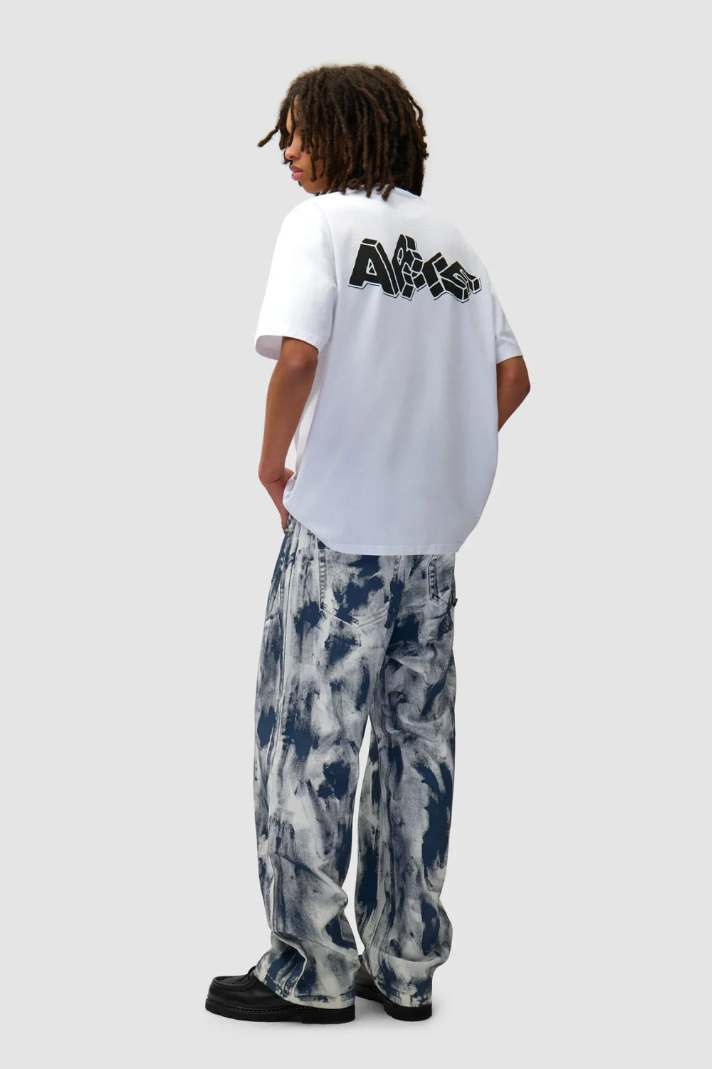 ARTE - T-shirt imprimé blocs Blanc - Lothaire
