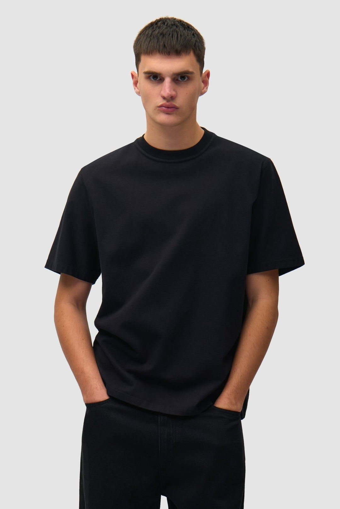 ARTE - T-shirt imprimé délavé au dos Noir - Lothaire