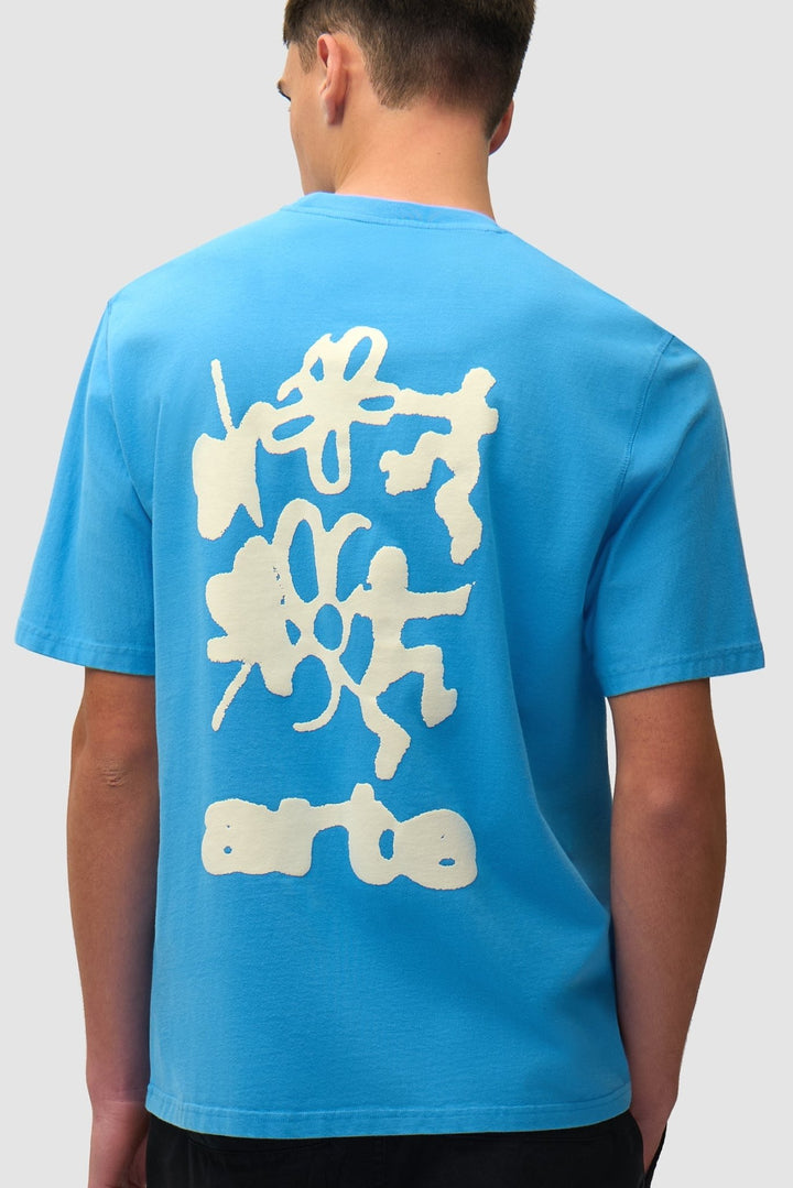 ARTE - T-shirt imprimé flou au dos Bleu - Lothaire