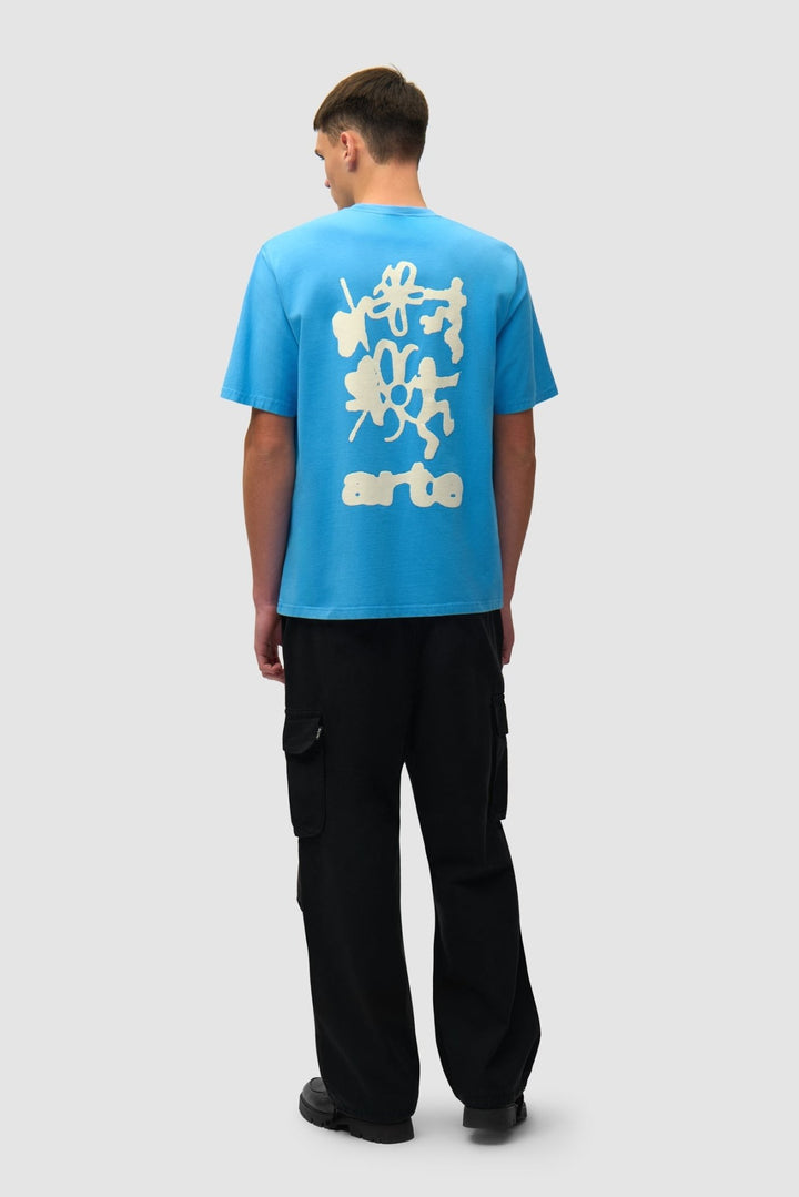 ARTE - T-shirt imprimé flou au dos Bleu - Lothaire