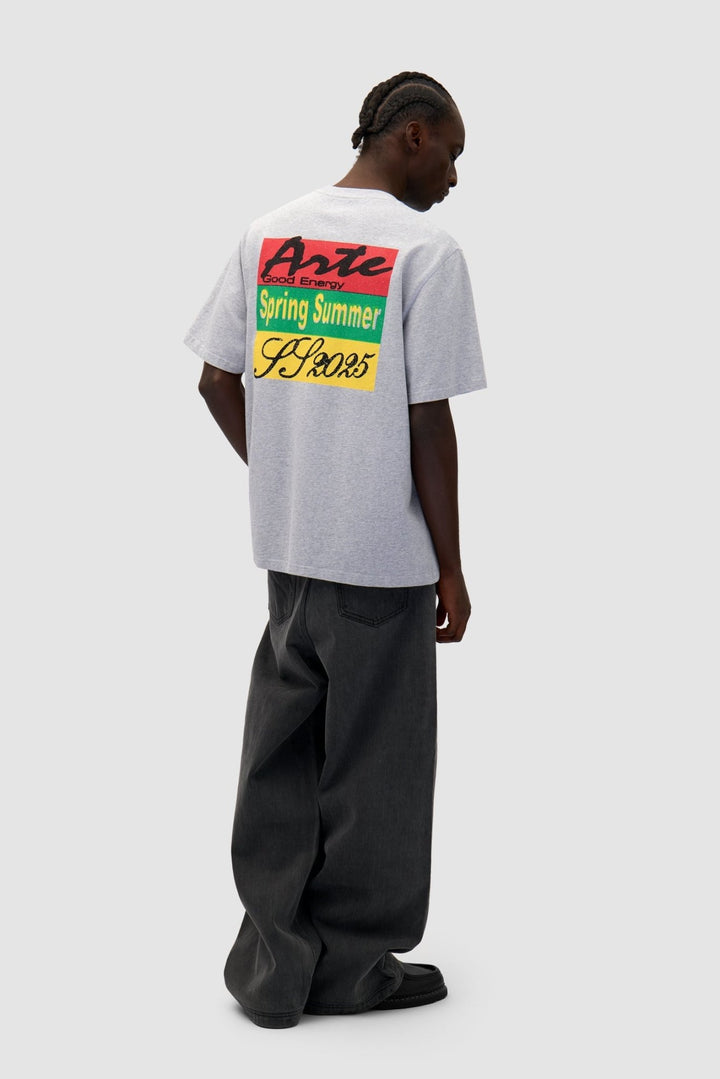 ARTE - T-shirt imprimé multicolore Gris - Lothaire