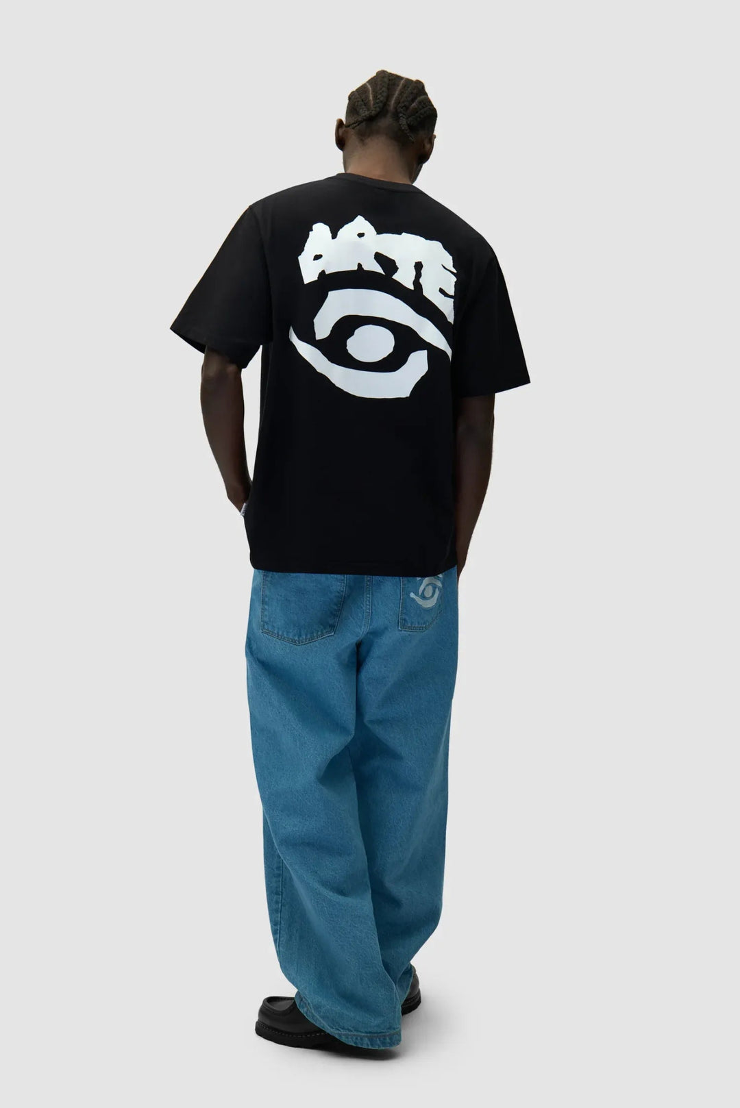 ARTE - T-shirt imprimé yeux Noir - Lothaire
