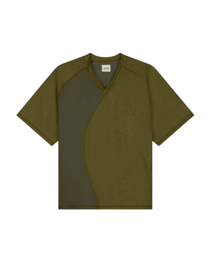 ARTE - T-shirt Multi Mesh Vert - Lothaire
