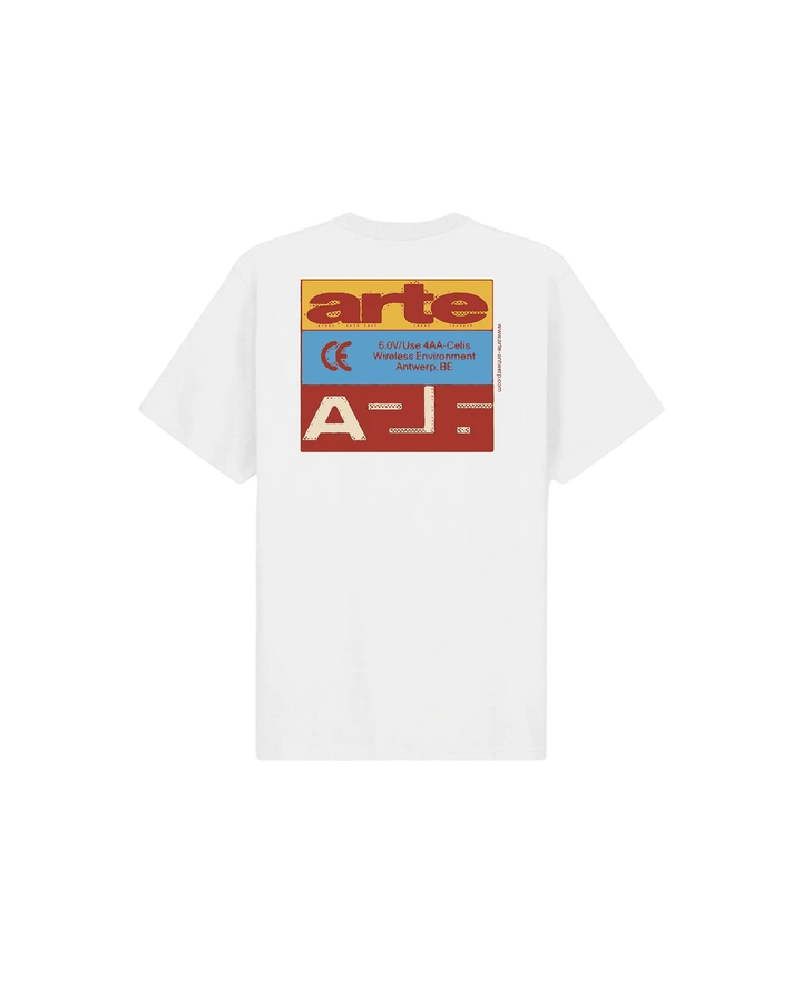 ARTE - T-shirt Tricolor Serial Blanc - Lothaire