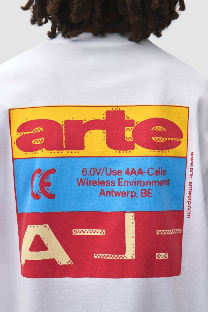 ARTE - T-shirt Tricolor Serial Blanc - Lothaire