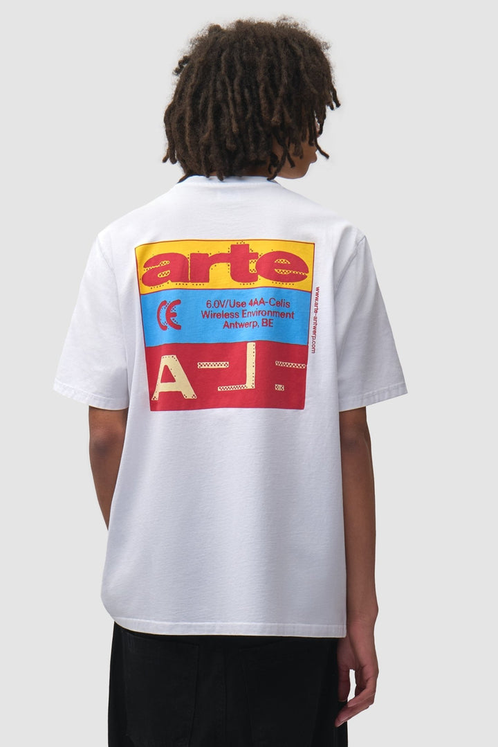 ARTE - T-shirt Tricolor Serial Blanc - Lothaire