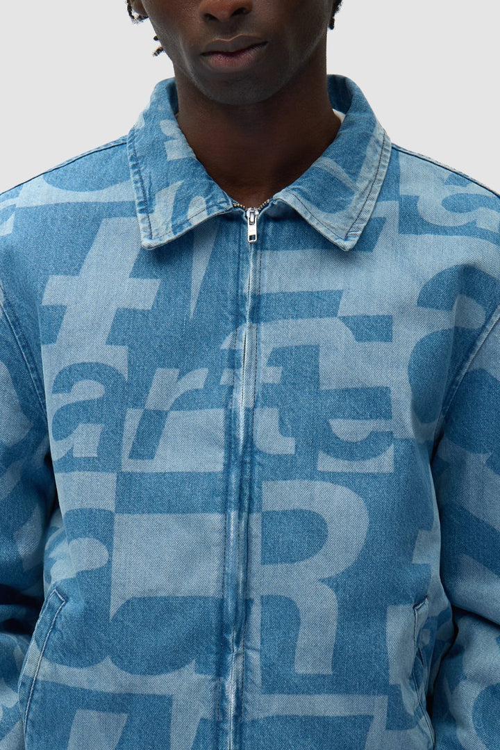 ARTE - Veste en denim brut intégral Bleu - Lothaire